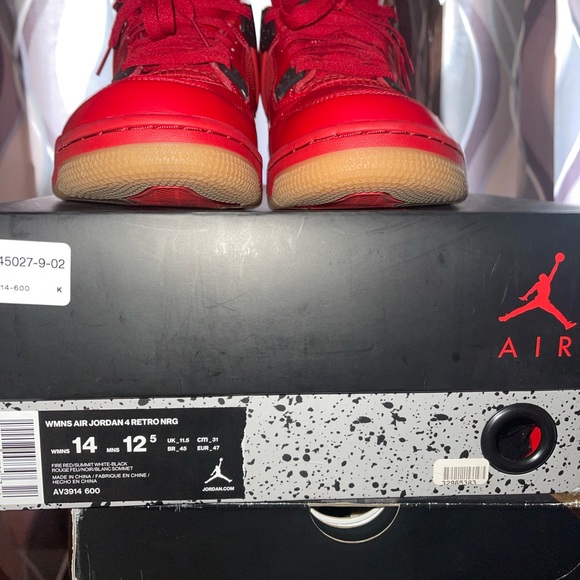 Size 12.5 Mens 14 WMNS Jordan 4 Singles Day